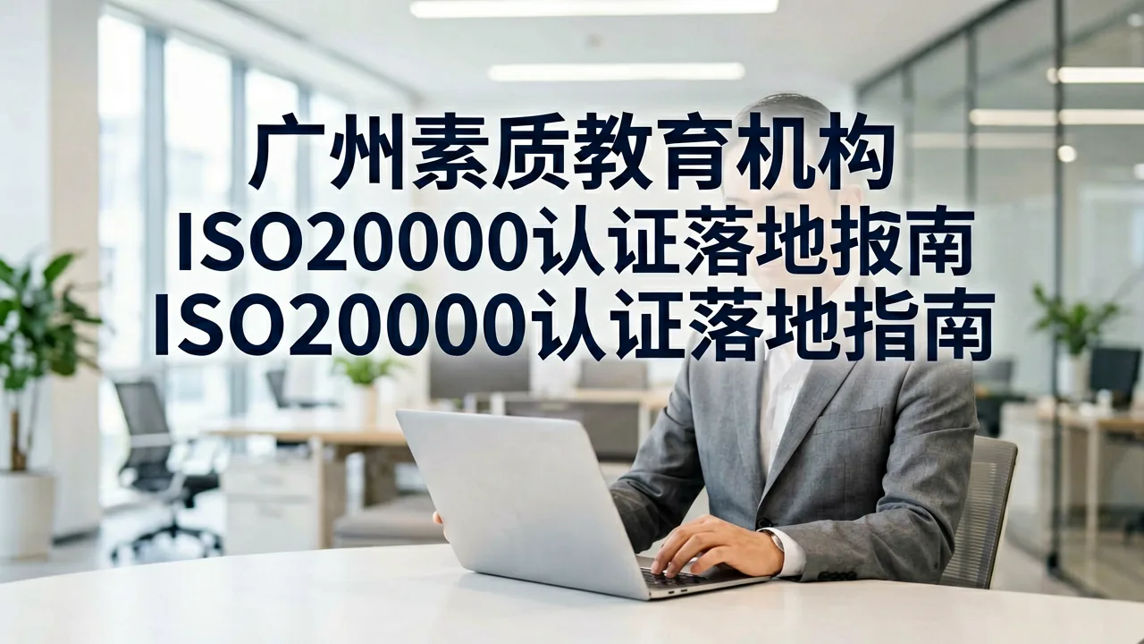 广州素质教育机构ISO20000认证落地指南